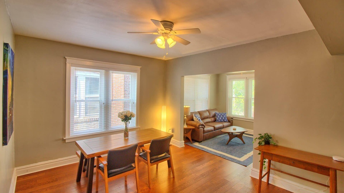 Tower Grove South Apartment | Cafe Terrace at TG Park | Fenced Backyard+W/D