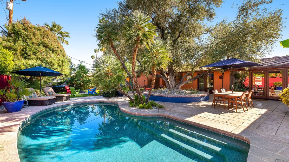 Tahquitz River Estates House | California Ranch Dog-Friendly Home W/Lush Landscaping & Private Saltwater Pool