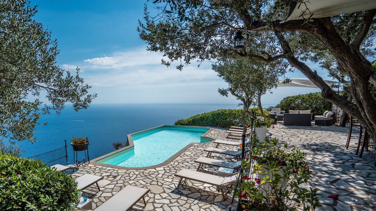 Massa Lubrense Villa | CALLIOPE'S MANSION, com Sorrento & Amalfi coast, Villa Private Pool 7 Bdr