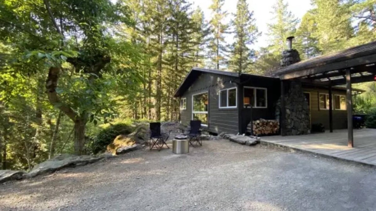Cazadero Cabin | "CAMP CAZ" RUSSIAN RIVER CABIN WITH OUTDOOR TUB AND FIREPLACE
