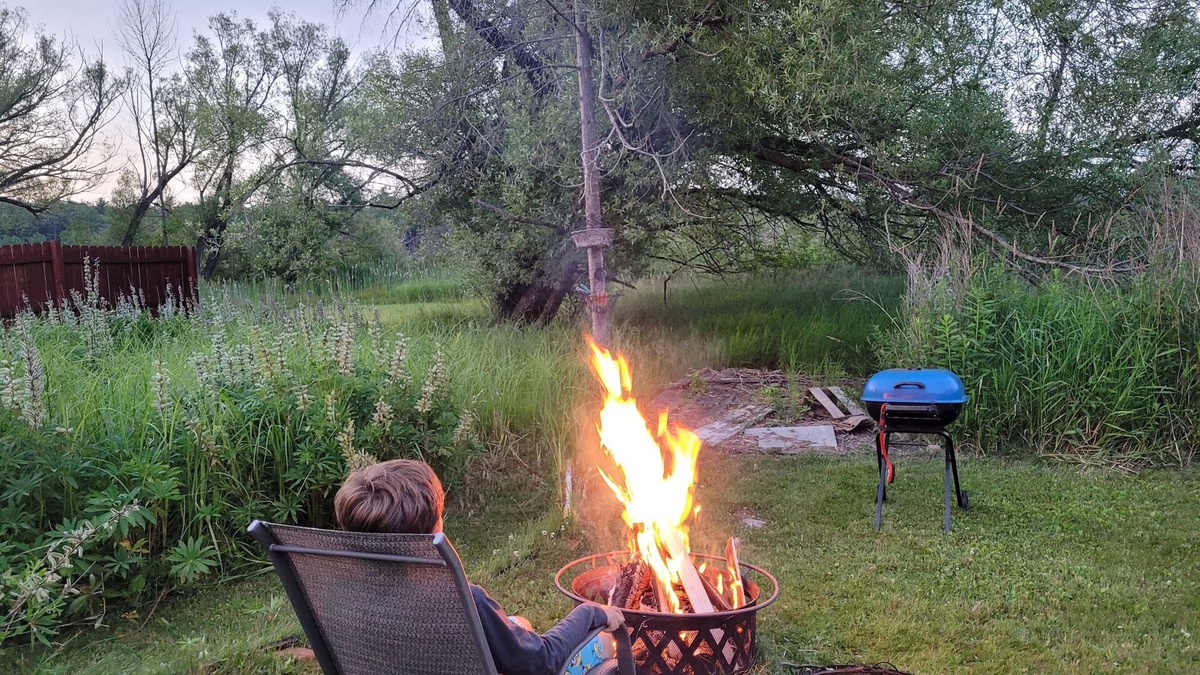 Madeline Island RV Rental | Camp in style with AC/heat, WIFI, on Main Street, 1 block from Joni's beach