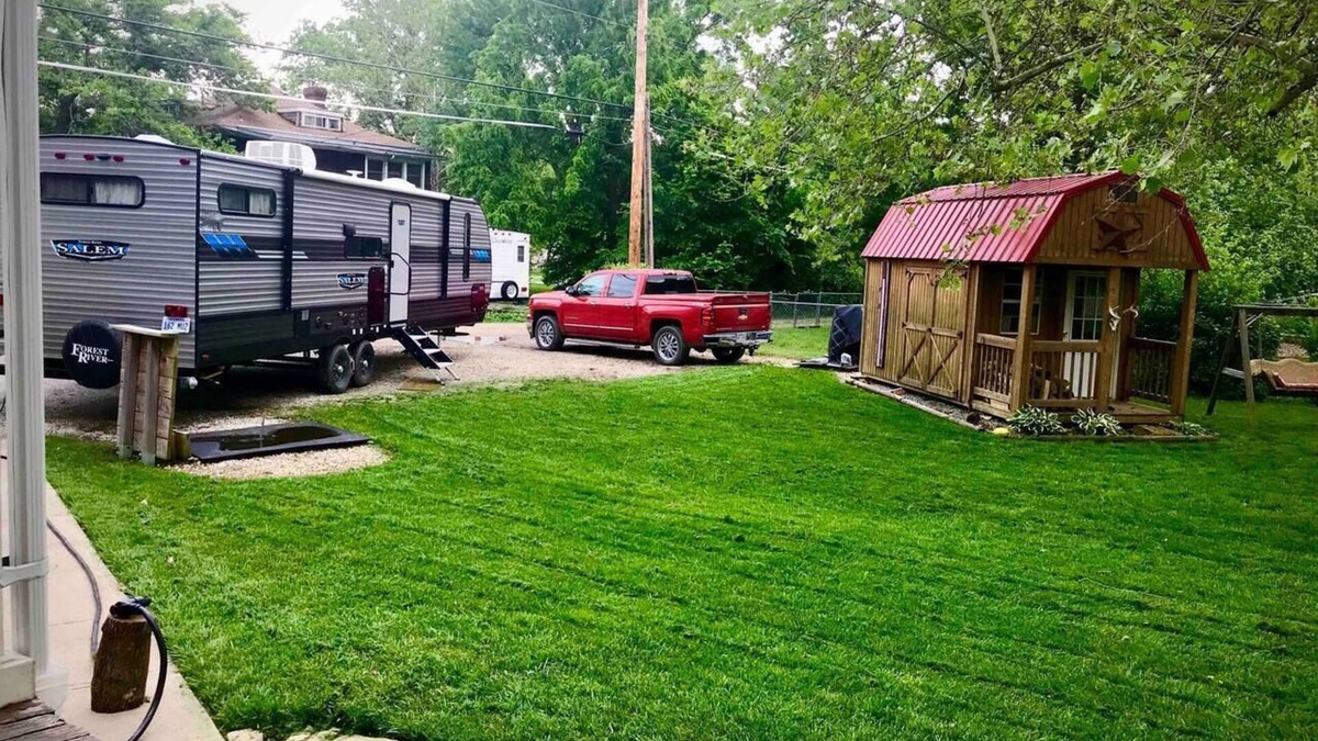 Emporia House | Camp in town or at a nearby campsite! 2020 Salem 33 ft Camper