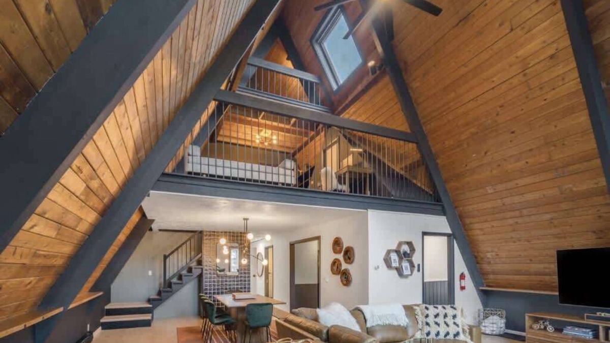 Newfield House | Camp S’mores- Modern A-Frame with Pool