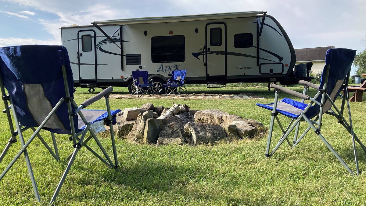 State College House | Camper in a private spot less than ten minutes from Beaver Stadium and PSU!