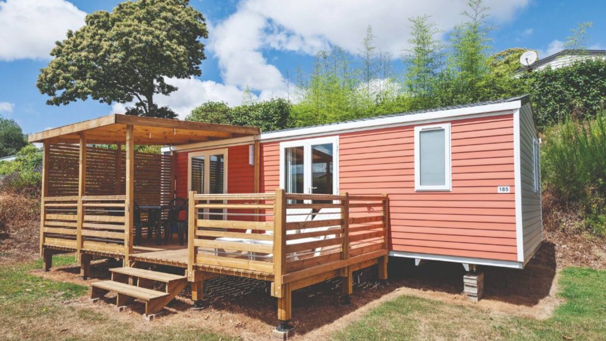 Landudec House | Camping éco-responsable | Mobil-home Family TV 6p