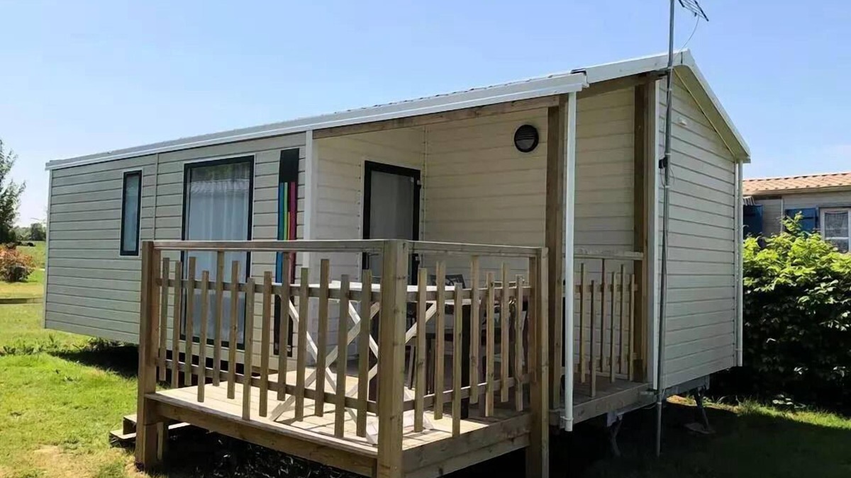 Sainte-Foy House | Camping Au Pré de l'Etang * - Mobile home Malaga 3 rooms 4 people
