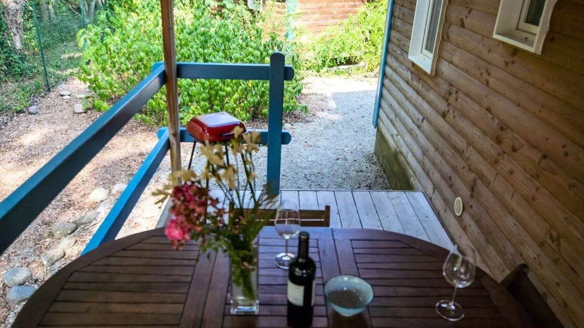 Navarrenx Ski Chalet | Camping Beau Rivage * - Chalet Privilege 35m2 - 2 bedrooms - 6 people