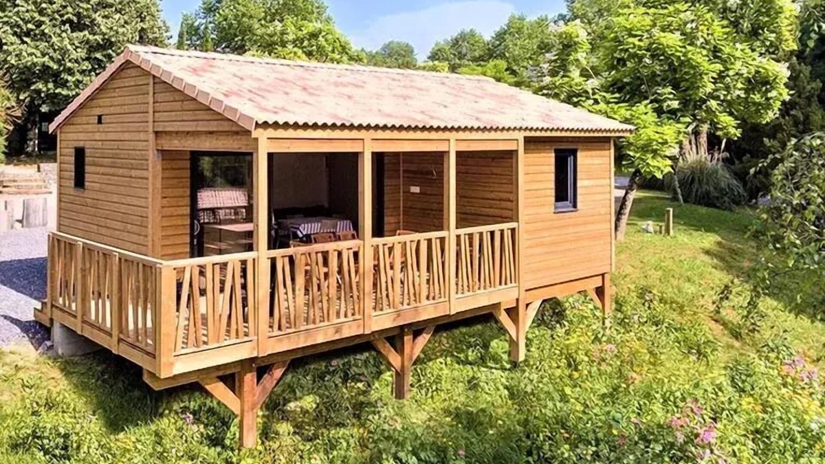 Navarrenx Ski Chalet | Camping Beau Rivage * - Chalet Premium 34m2 - 2 bedrooms - 6 people