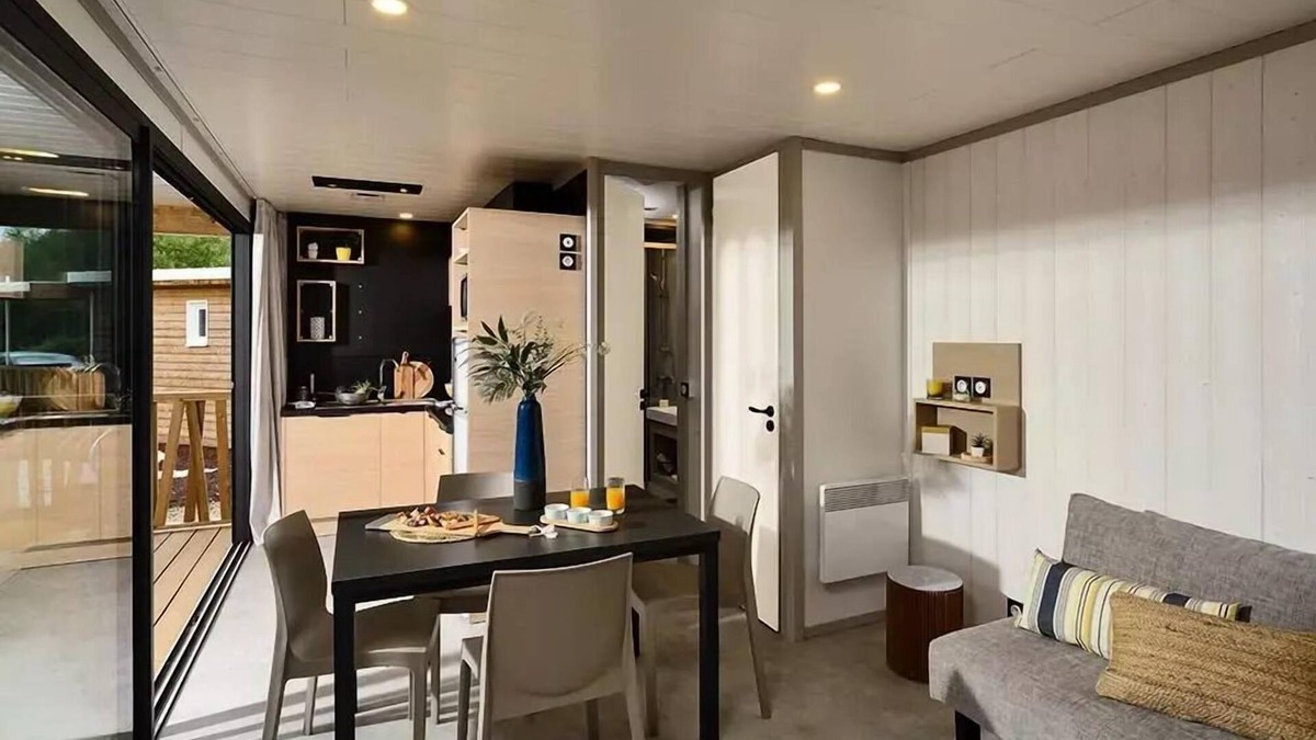 Navarrenx Ski Chalet | Camping Beau Rivage * - Premium chalet 38m2 - 3 bedrooms - 8 people