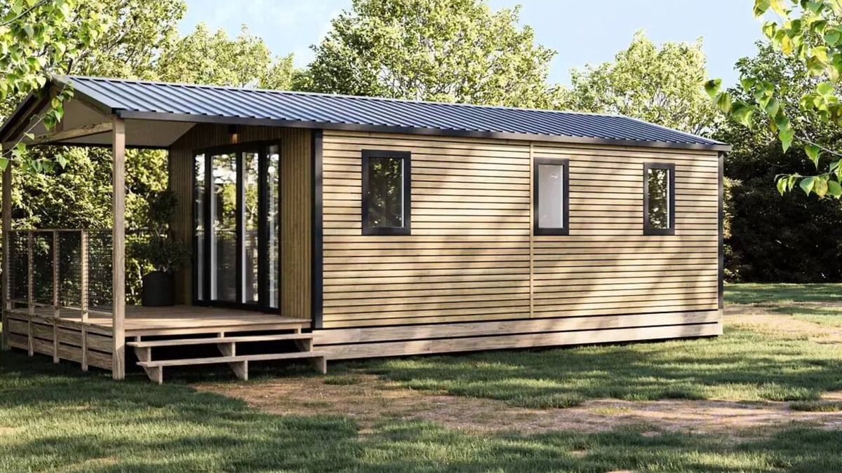 Saint-Rome-de-Tarn House | Camping de la Cascade * - Mobil-home Nest TP air-conditioned (D/D) 4 persons