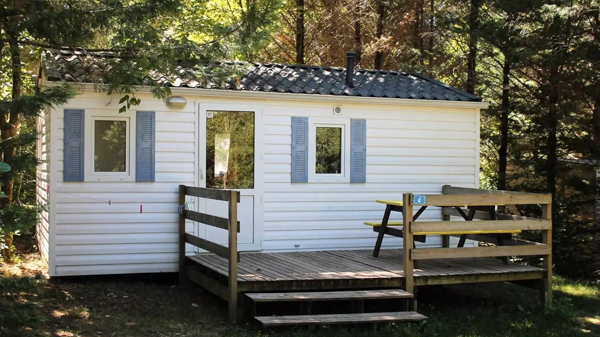 La Cassagne House | Camping de la Grande Prade * - Mobil Noisetier 4 people with terrace 4 people