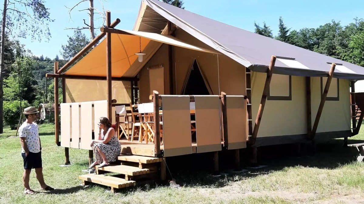 Arlebosc House | Camping du Viaduc* - Jungle Lodge 3 Rooms 5/7 People Without sanitary facilities