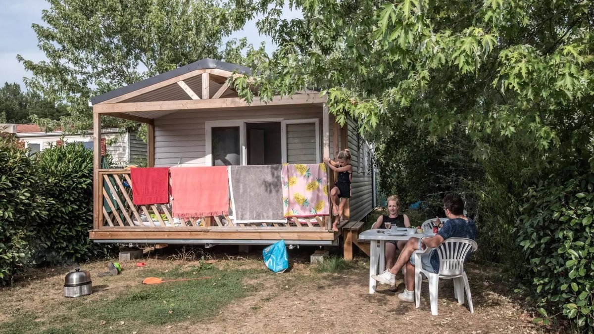 Saint-Jean-du-Bruel House | Camping Flower La Dourbie * - Mobile home Les Templiers 3 rooms 4 people