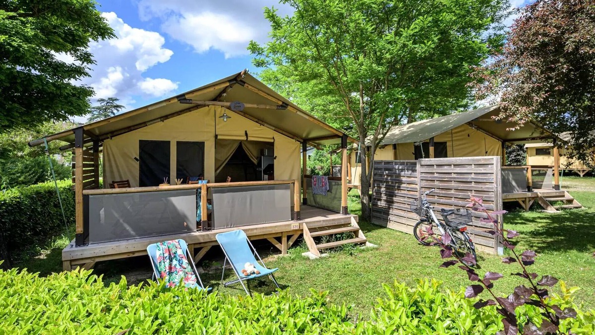 Hauterives House | Camping Flower le Château* - Lodge Bali 3 rooms 4/5 people Without sanitary facilities