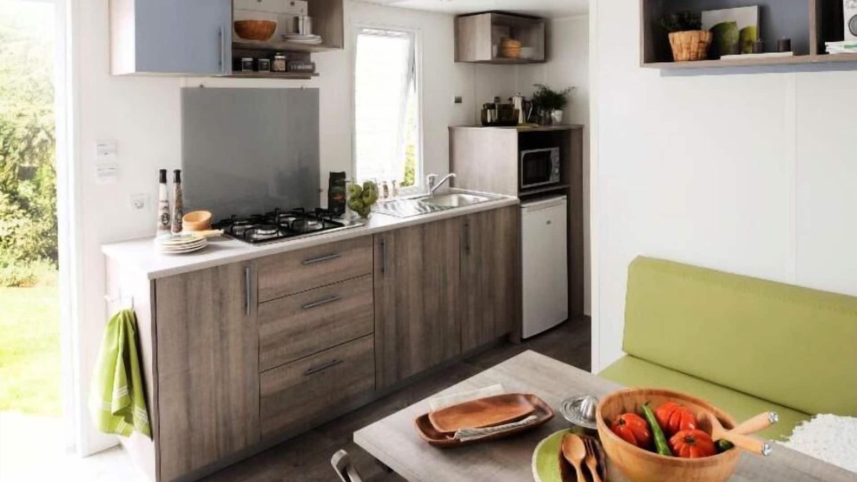 Saint-Genix-sur-Guiers House | Camping les Bords du Guiers *** - Super Mercure mobile home 3 rooms 4/5 people