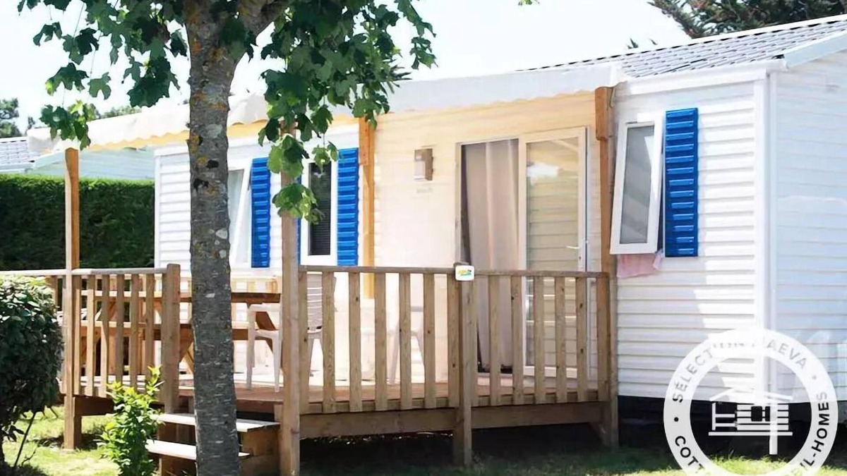 Domino House | Camping L'Anse Des Pins * - Mobil Home Eco 4 Rooms 6/8 People
