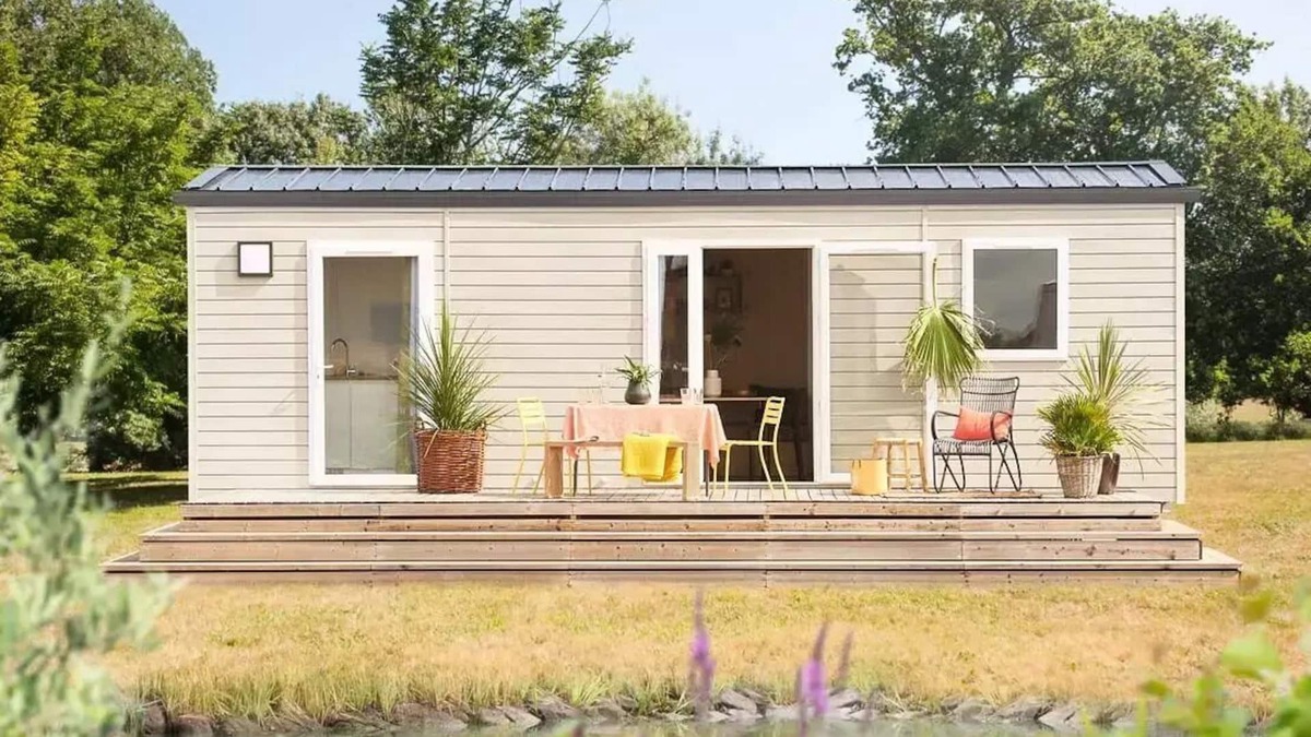 Carennac House | Camping l'Eau Vive * - Cottage Family Grand Luxe 3 ch 6 persons