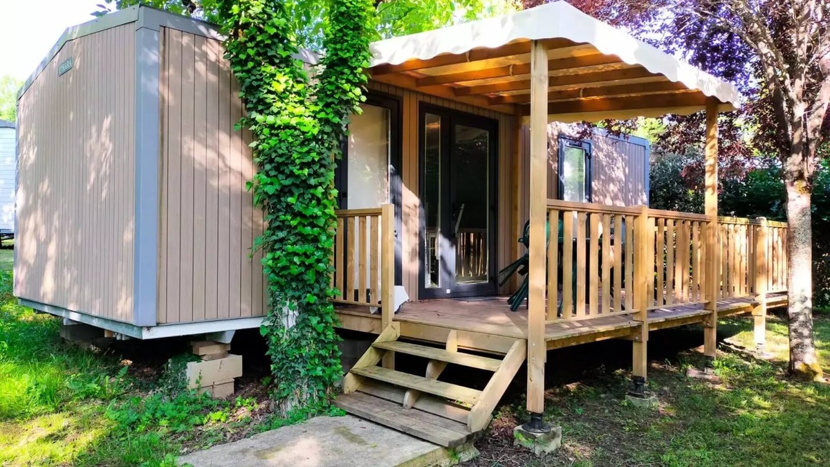 Carennac House | Camping l'Eau Vive * - Cottage Luxury comfort 2 ch - 2 bathrooms 5 people