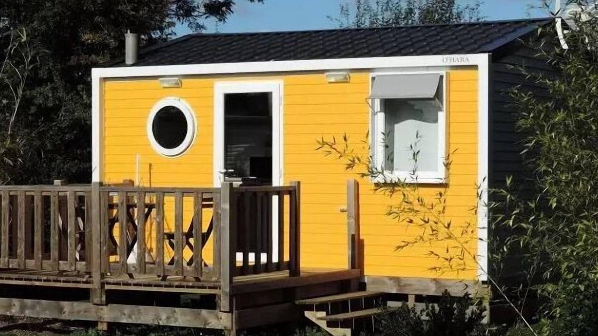 Cahagnolles House | Camping L'Escapade * - Mobile home Bali 17.8 m2 (1 bedroom) + terrace 2 people