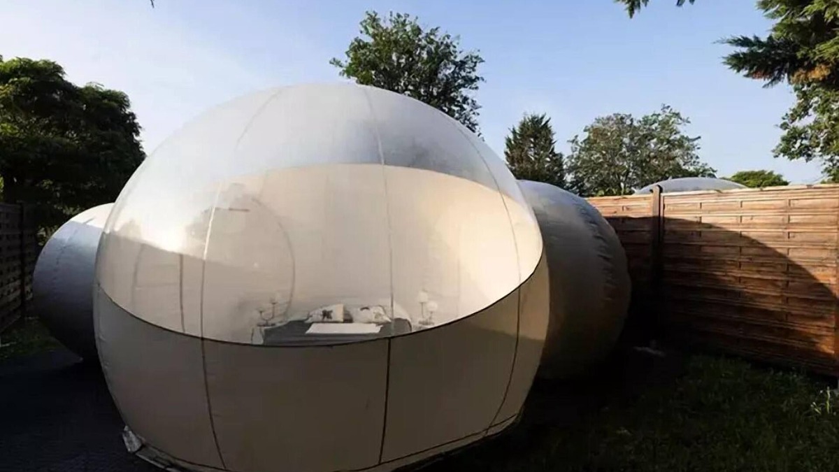 Bagneaux-sur-Loing Cabin | Camping La Rivière Dorée* - Starry bubble 1 piece for 2 people