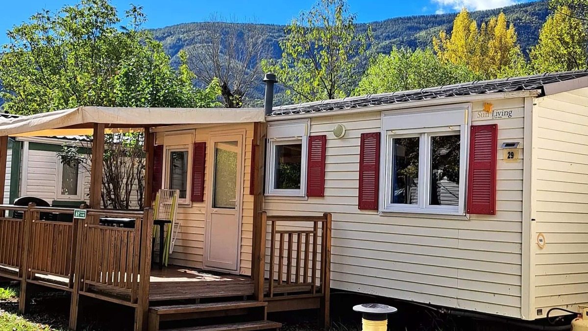 Annot House | Camping la Ribière * - Mobil Home Sun Roller - 3 bedrooms 5 people