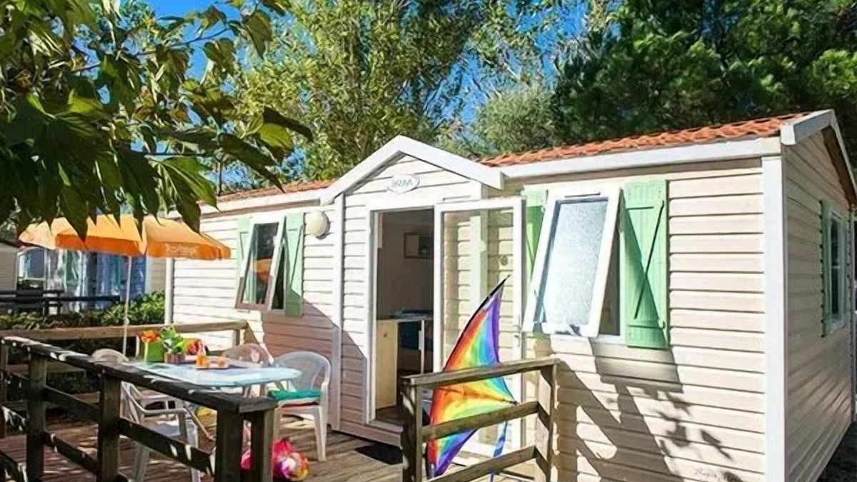 Guerard House | Camping Le Chêne Gris* - Mobil-home Classic 3 rooms 4 adults + 2 children air-conditioned