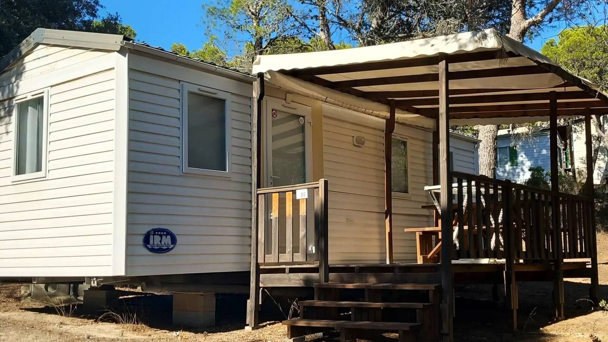 Fabrezan House | Camping Le Pinada * - Mobil Home TITANIA CLIM - 2 bedrooms - 24m2 - 5 people