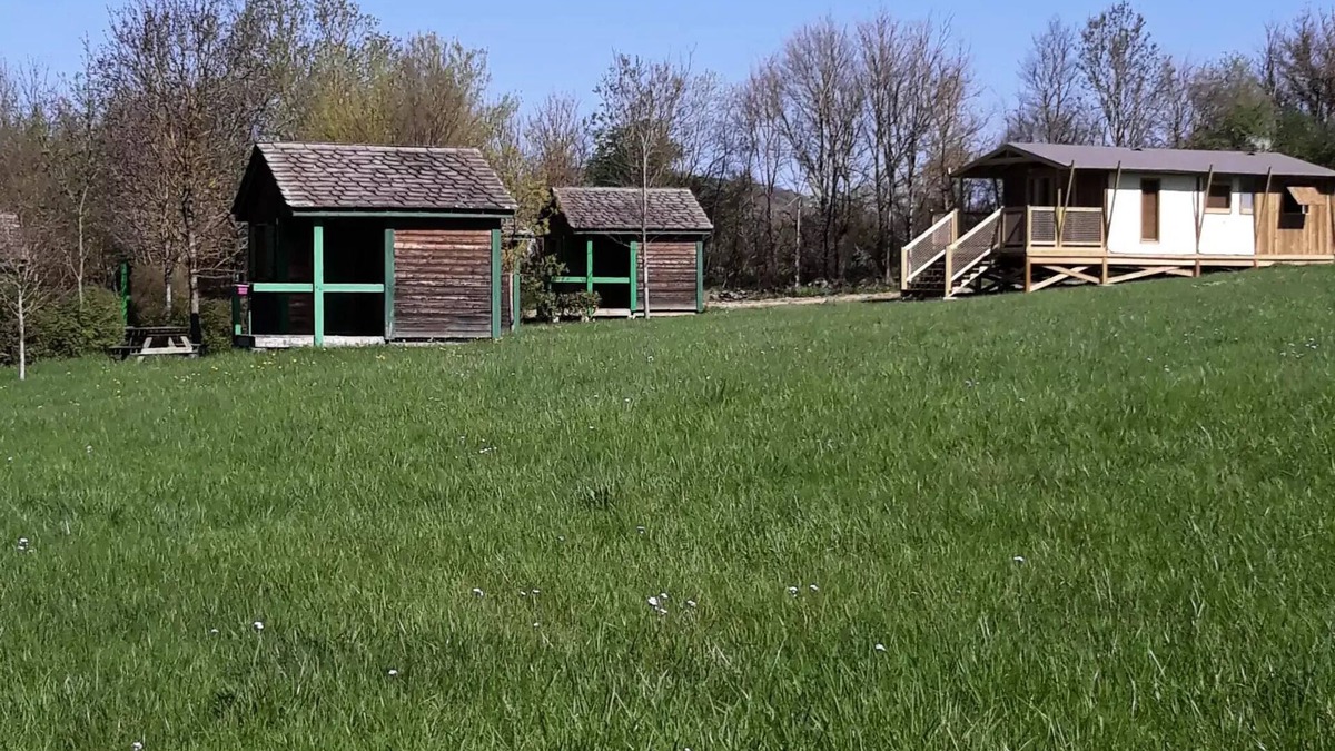 Recoules-Previnquieres House | Camping Le Plô * - Lodge 6 people
