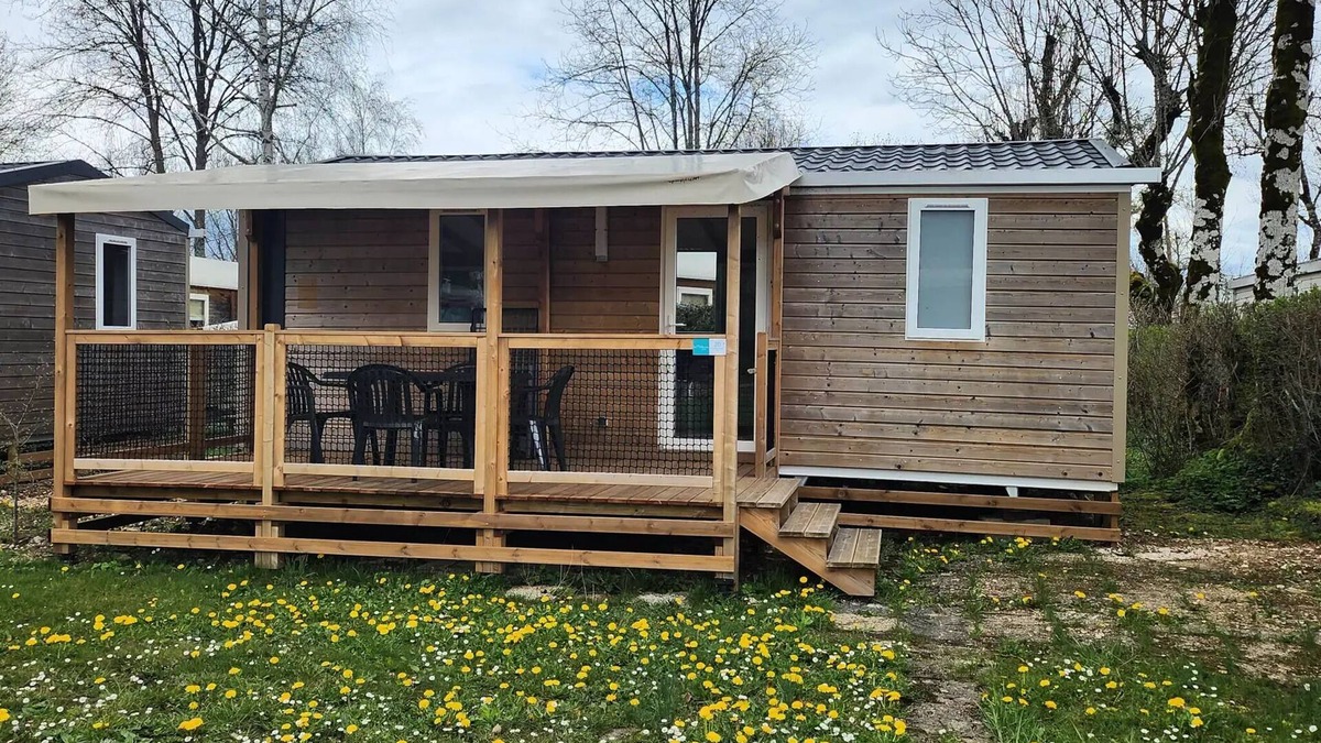Pont-de-Poitte House | Camping Les Pêcheurs* - Mobil home Confort Plus 3 rooms 5 people Air-conditioned