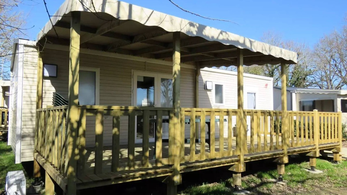 Sallertaine House | Camping Les P'tites Maisons dans la Prairie * - Premium 4/6 pers. - 2CH - DRAPS/SERVIETES/WIFI INCLUDED 6 persons