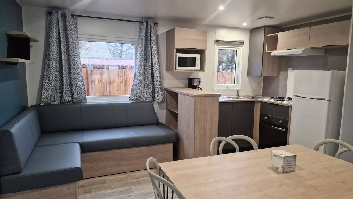 Sallertaine House | Camping Les P'tites Maisons dans la Prairie * - Family mobile home 6 people. - 3CH 6 people