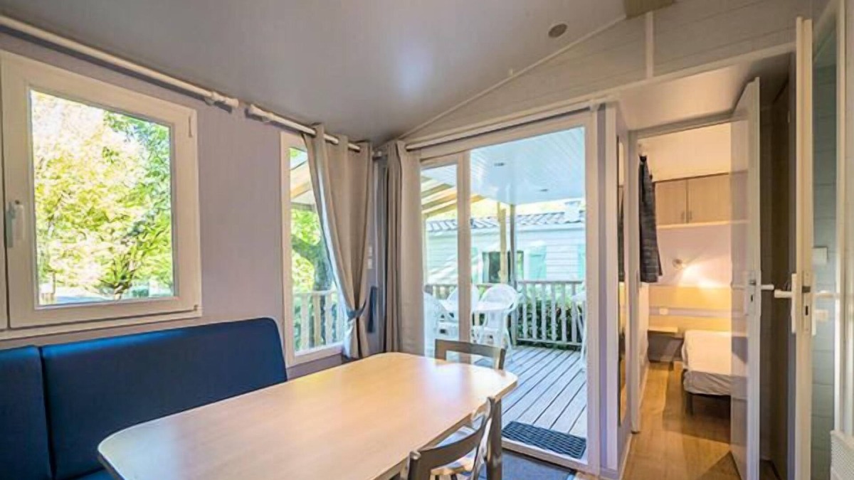 Pont-de-Salars House | Camping Les Terrasses du Lac**** - Cozy 3-Room Mobile Home 4 adults and 1 child under 12 years old