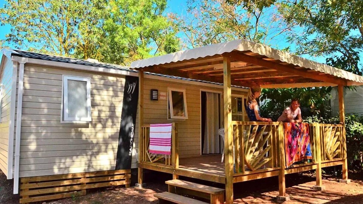 Canet House | Camping maeva Club Les Rivières * - Mobile Home 3 Rooms 4 people Air-conditioned + TV
