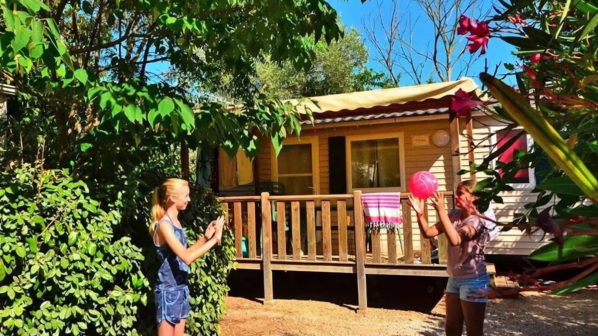 Canet House | Camping maeva Club Les Rivières * - Mobile Home 4 Rooms 6 People Air-conditioned + TV