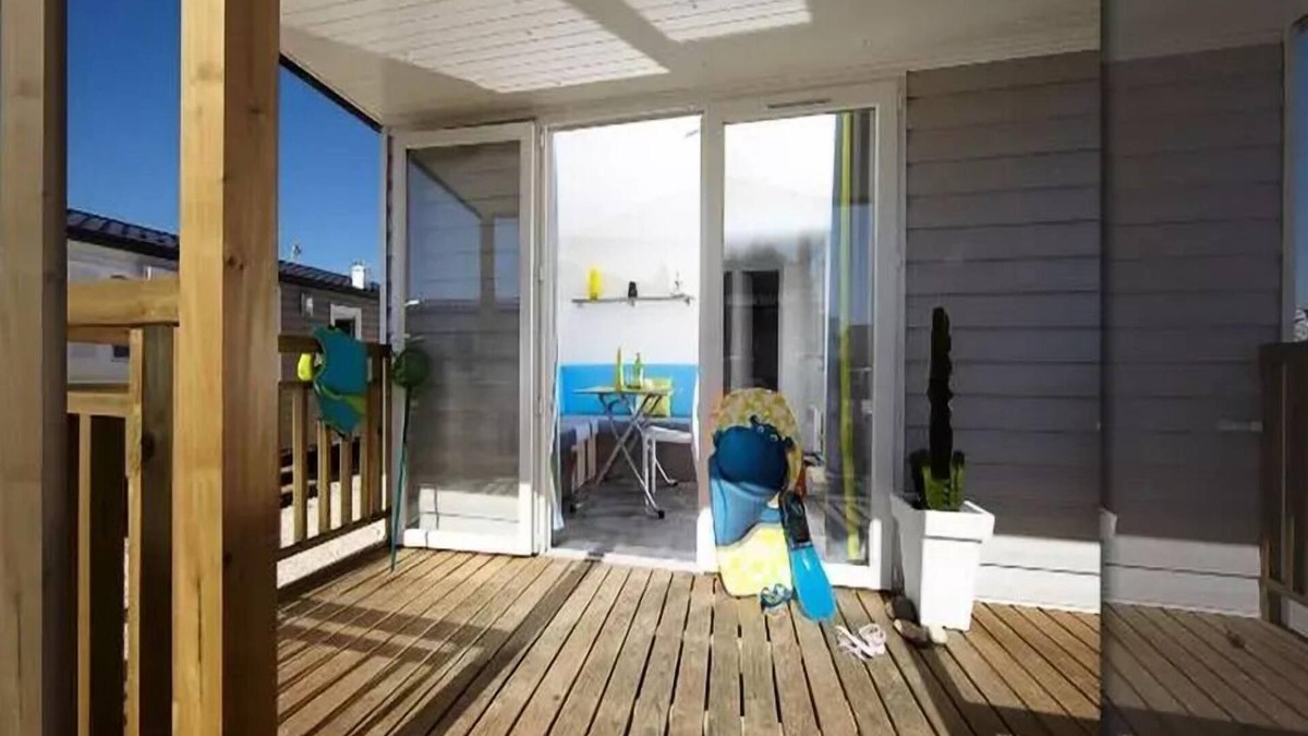 Saint-Paul-en-Born House | Camping maeva Escapades La Clairière * - Comfort Mobile Home 3 Rooms 4 People + TV