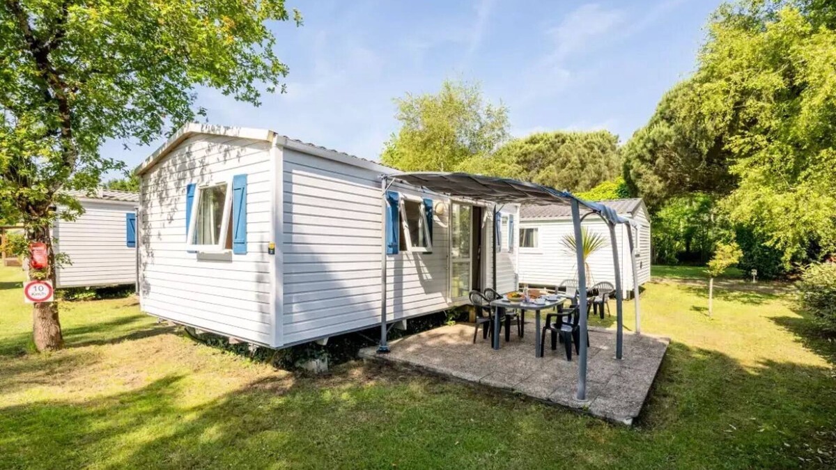 Saint-Sornin House | Camping maeva Escapades Les Étangs Mina * - Mobil-Home Confort 3 Rooms 4/6 People Camping Side + TV
