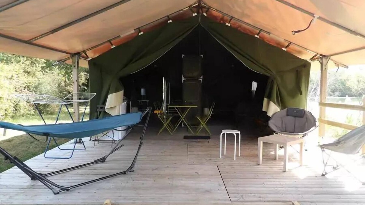 Saint-Sornin House | Camping maeva Escapades Les Étangs Mina * - Lodge Tent 3 Rooms 5 people Without Sanitary
