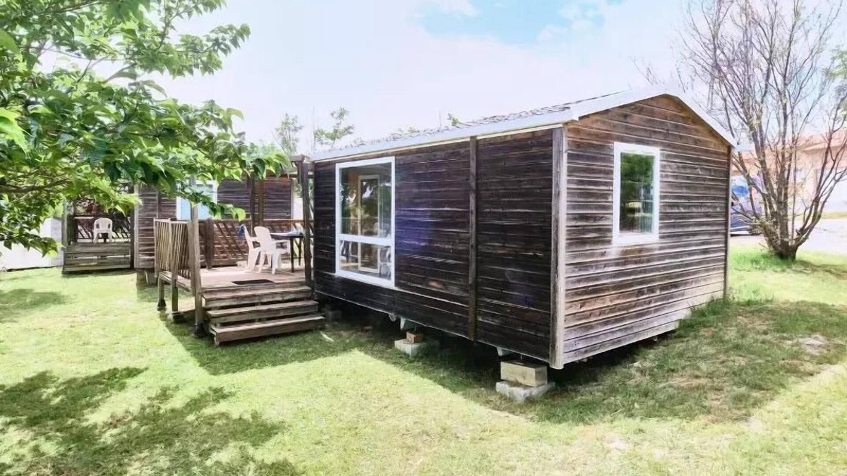 Lussas House | Camping maeva Escapades Ludo Parc * - Cozy Mobile Home 3 Rooms 4 People Air Conditioned