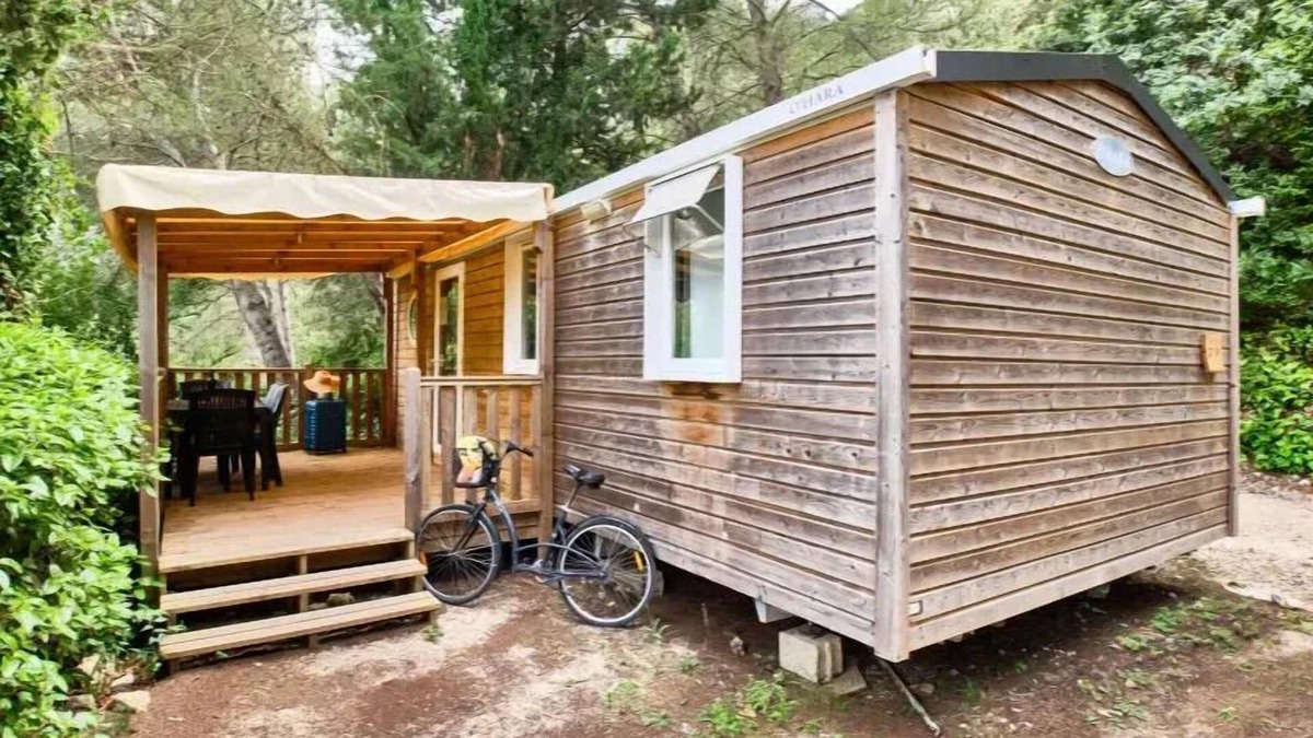 Orgon House | Camping maeva Respire La Vallée Heureuse * - Cozy Mobile Home 4 Rooms 6 People Air Conditioned