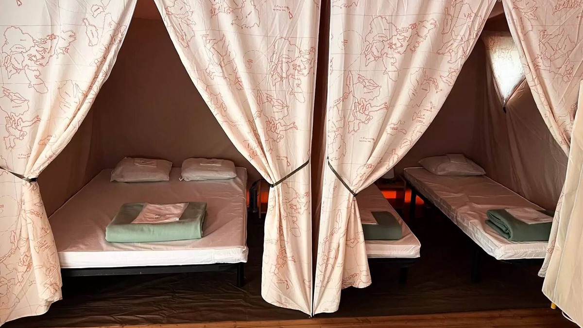 Saint-Girons House | Camping Parc de Palétès* - 3-room lodge for 4 people without sanitary facilities