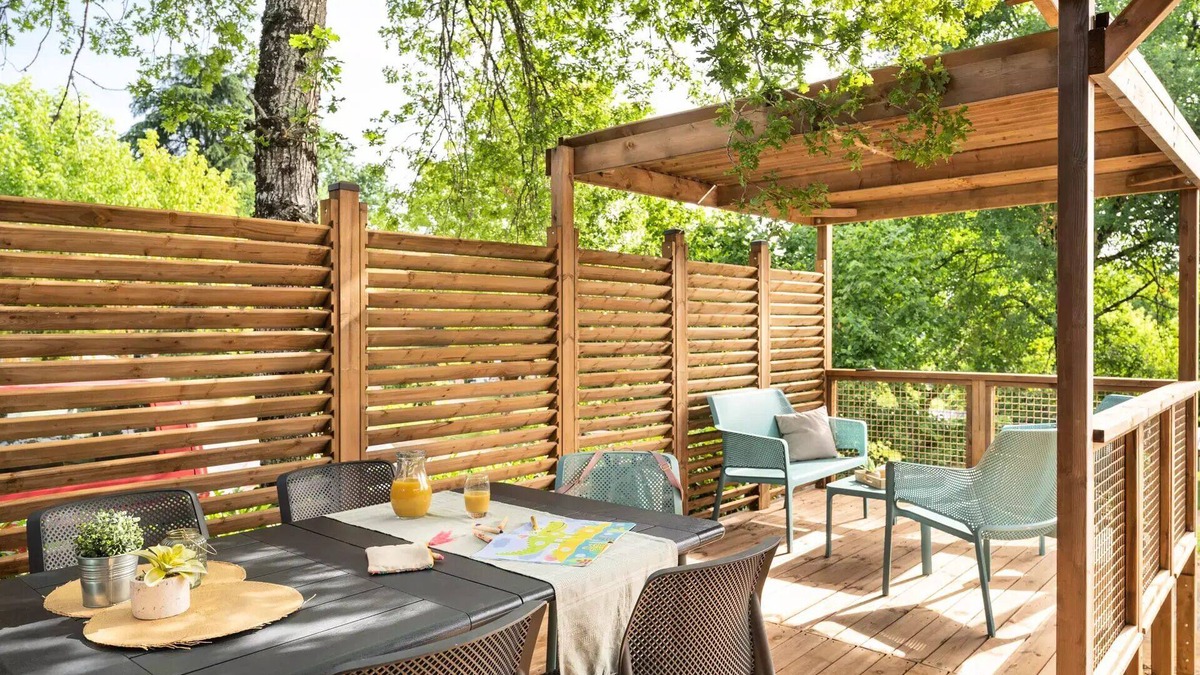 Loches House | Camping Romanée La Citadelle* - EXCLUSIVE mobile home - 3 bedrooms - 2 bathrooms - Private SPA 6 people