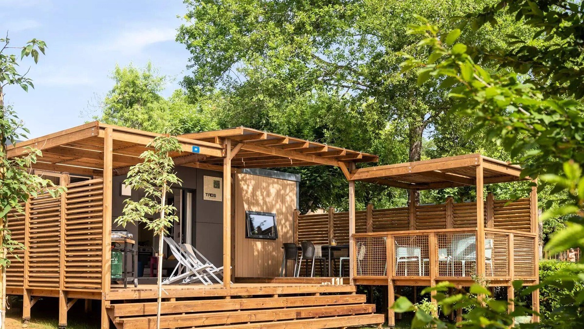 Loches House | Camping Romanée La Citadelle* - EXCLUSIVE mobile home - 2 bedrooms - 2 bathrooms for 4 people