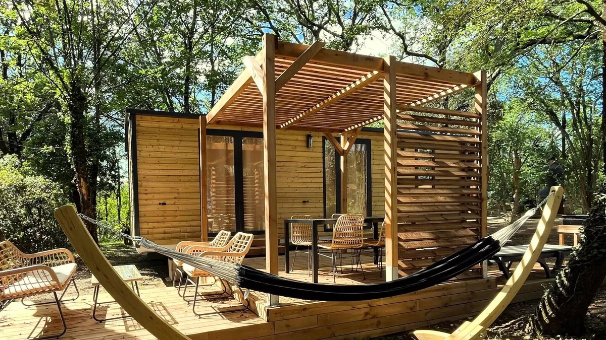 Cendras House | Camping Sunêlia La Clémentine * - Lodge Sunêlia Luxe 32m² - 2 chambres 4 personnes