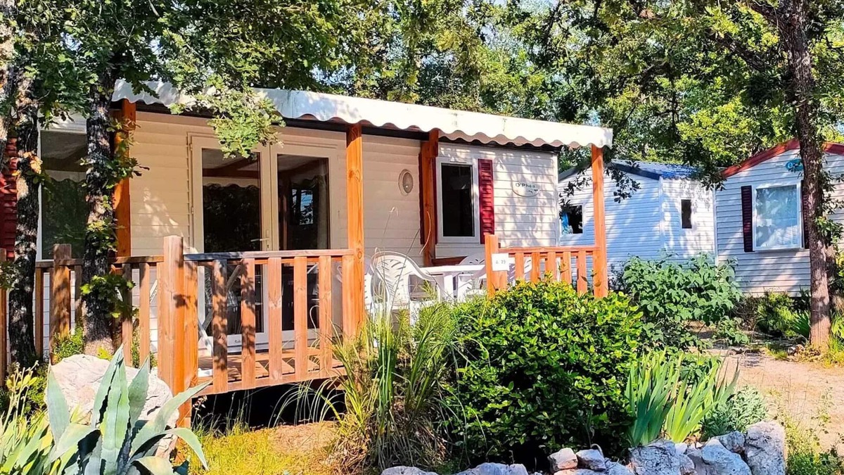 Bauduen House | Camping Tikayan Rives du Lac de Sainte Croix* - Mobile home Colorado Eco 3 rooms 4/6 people Air-conditioned