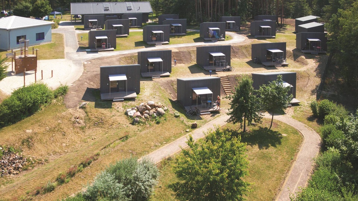 Senftenberg Cabin | Campinghütte für 4 Personen - Hafencamp Senftenberger See