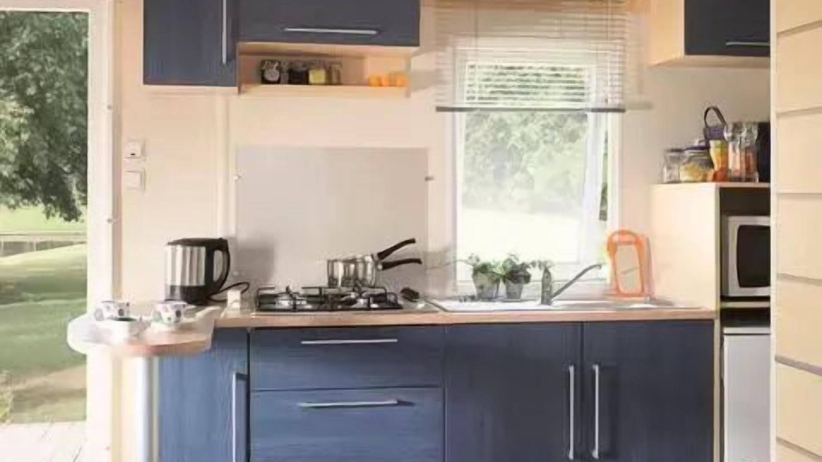 Laval-de-Cere House | Campsite Du Lac *** - Mobilhome for 6 People