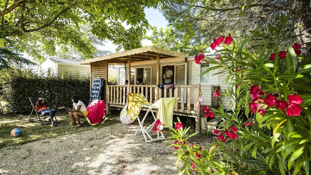 Goudargues House | Campsite Flower le Saint Michelet* - Mobile home Riviera Confort 3 rooms 4 people Air-conditioned