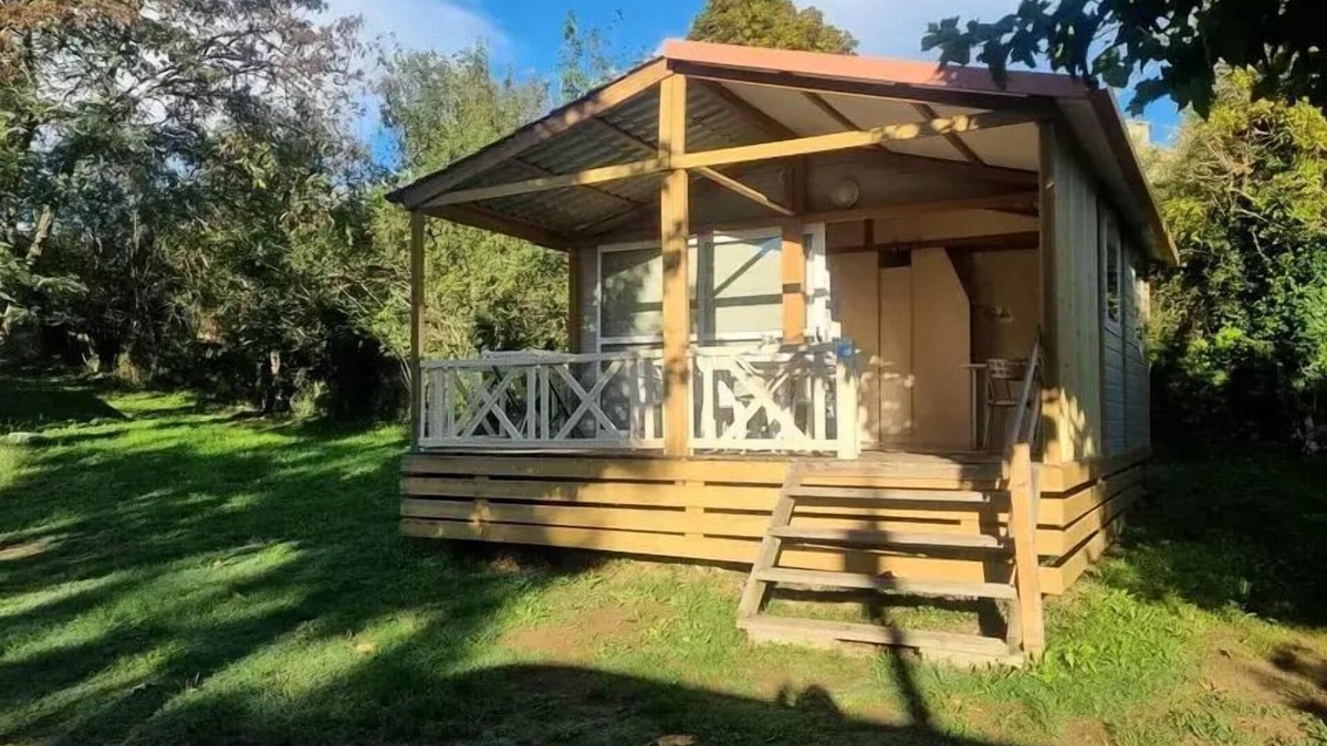Saint-Didier-sous-Aubenas Ski Chalet | Campsite le Verger de Jastres * - Chalet NEMO 1/4 pers. 4 people