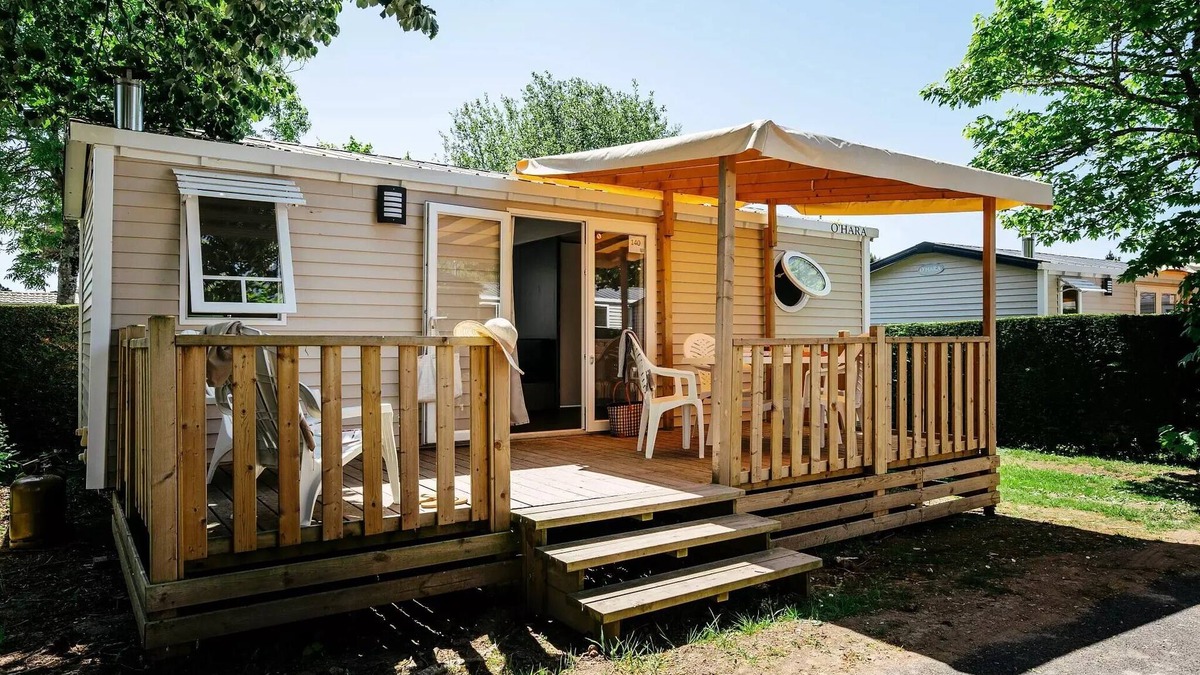 Biesheim House | Campsite L'Ile du Rhin* - Mobile home Comfort 3 rooms 4 adults + 2 children
