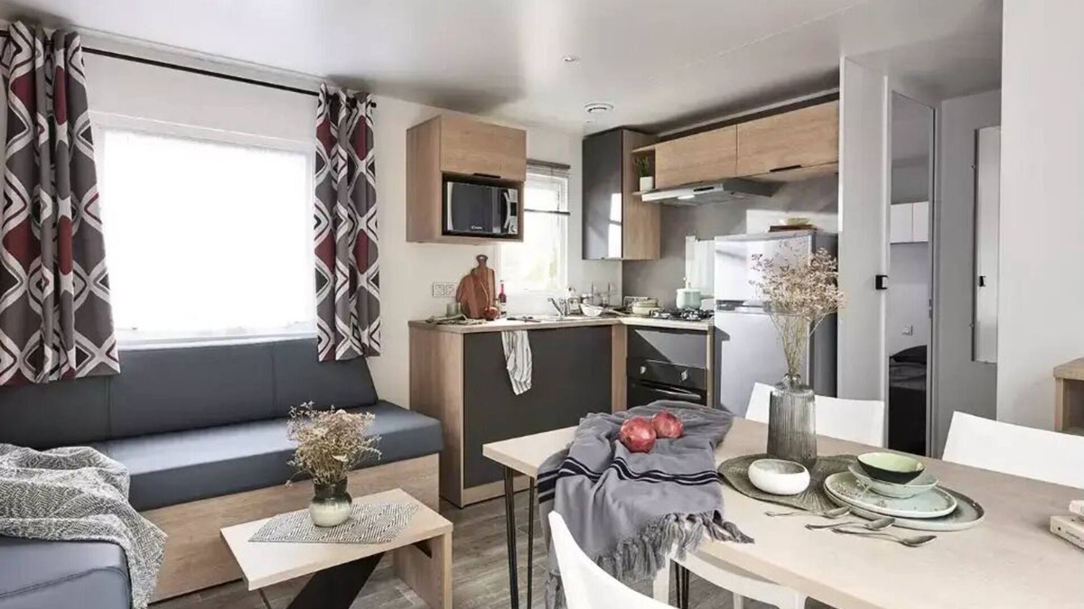Quettehou House | Campsite Le Rivage * - Mobil Home Premium - 3 bedrooms 6 people